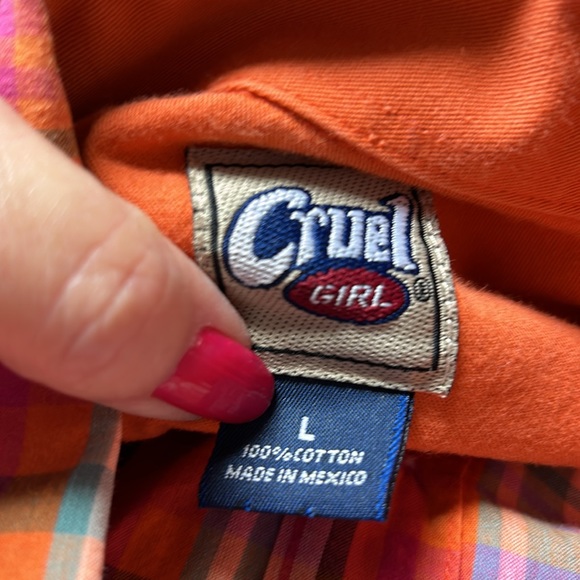 Vintage, cruel, girl, long, sleeved, lady shirt size large. - Picture 6 of 7